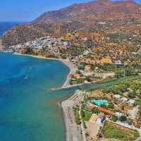 Agia Galini from the sky